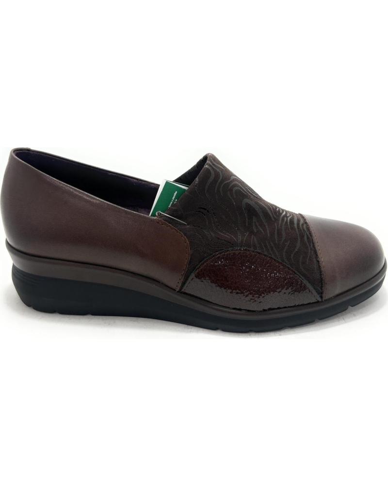 PITILLOS ZAPATOS DE CUÑA CONFORT ELÁSTICO MARRÓN MARRóN