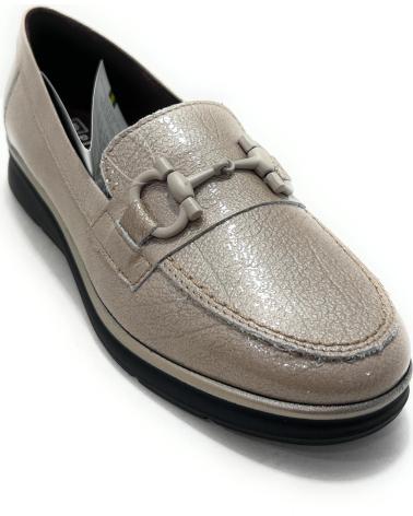 PITILLOS MOCASINES DE PIEL CHAROL CON HEBILLA AMARILLOS AMARILLO