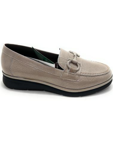 PITILLOS MOCASINES DE PIEL CHAROL CON HEBILLA AMARILLOS AMARILLO