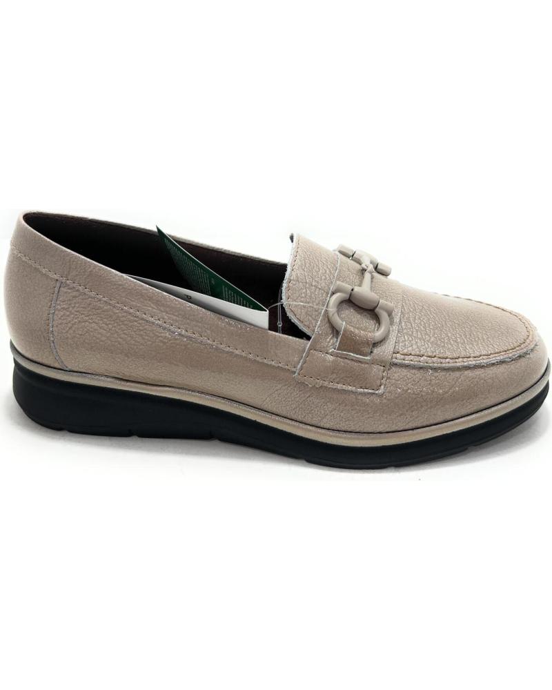 PITILLOS MOCASINES DE PIEL CHAROL CON HEBILLA AMARILLOS AMARILLO