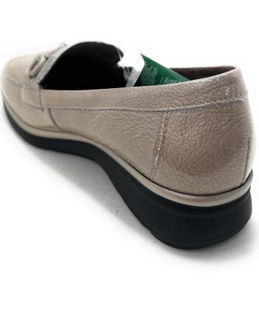 PITILLOS MOCASINES DE PIEL CHAROL CON HEBILLA AMARILLOS AMARILLO