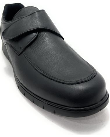 BUONAROTTI ZAPATO VELCRO PIEL COMODO NEGRO