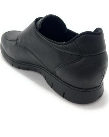 BUONAROTTI ZAPATO VELCRO PIEL COMODO NEGRO