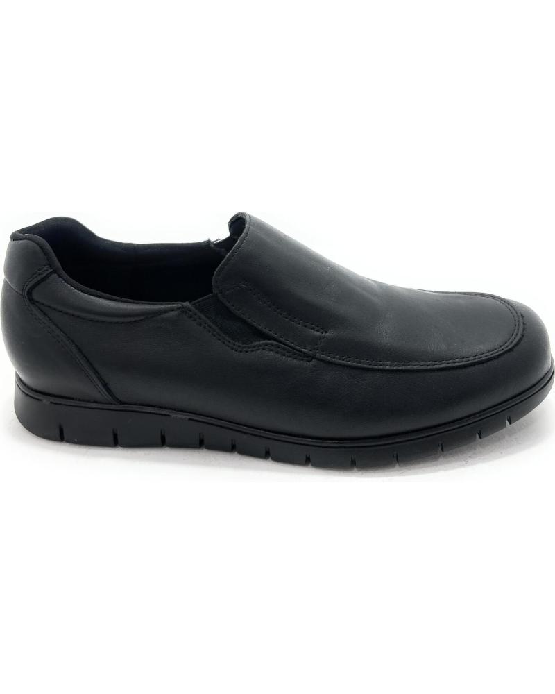 BUONAROTTI MOCASIN PIEL COMODO ELASTICO NEGRO