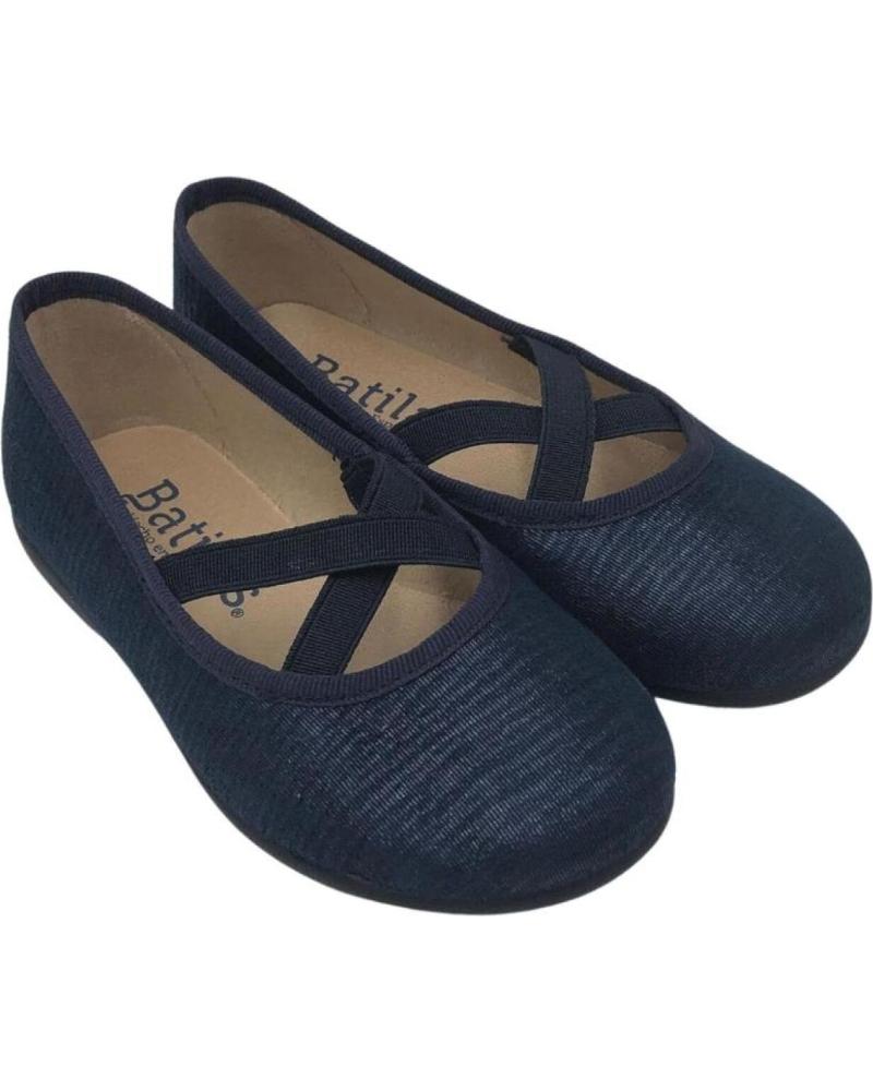 Zapatos de Niña BATILAS MERCEDITAS Y BAILARINAS MARINO