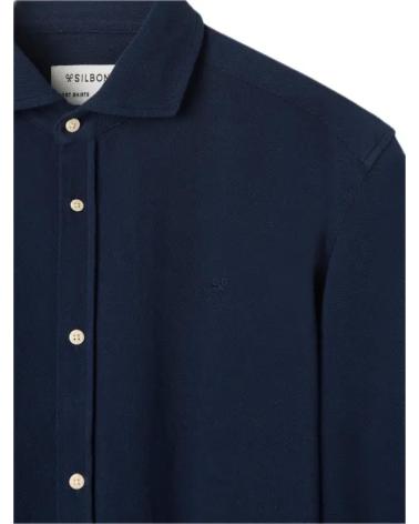 SILBON CAMISA HOMBRE 134162 MARINO AZUL