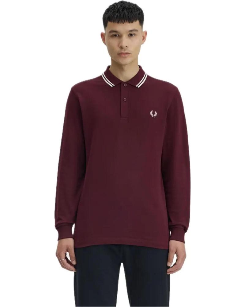 FRED PERRY POLO HOMBRE M3636 597 BURDEOS AZUL