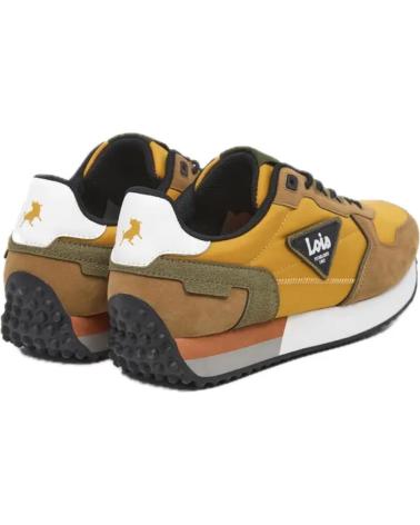 LOIS JEANS SCARPE SPORTIVE 64483 SENAPE CON LACCI AMARILLO