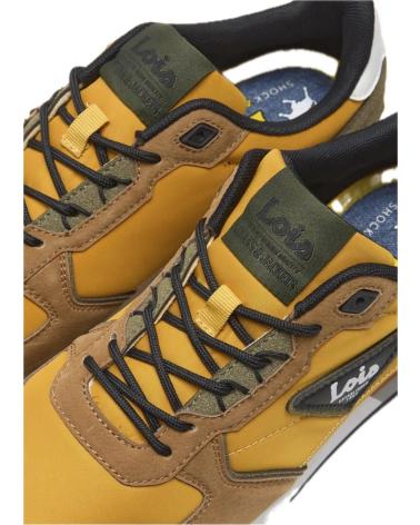 LOIS JEANS SCARPE SPORTIVE 64483 SENAPE CON LACCI AMARILLO