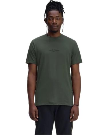 FRED PERRY CAMISETA HOMBRE M4580 VERDE