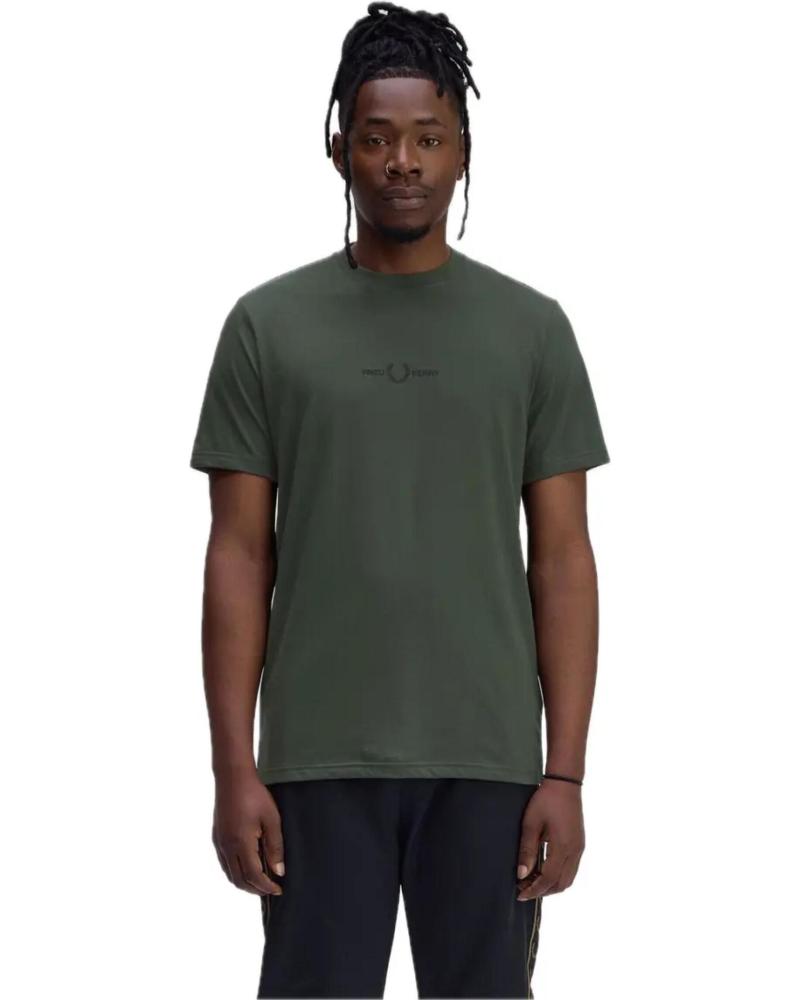 FRED PERRY CAMISETA HOMBRE M4580 VERDE
