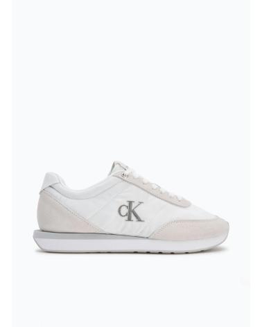 CALVIN KLEIN RETRO RUNNER ESS MIX MAT BLANCO