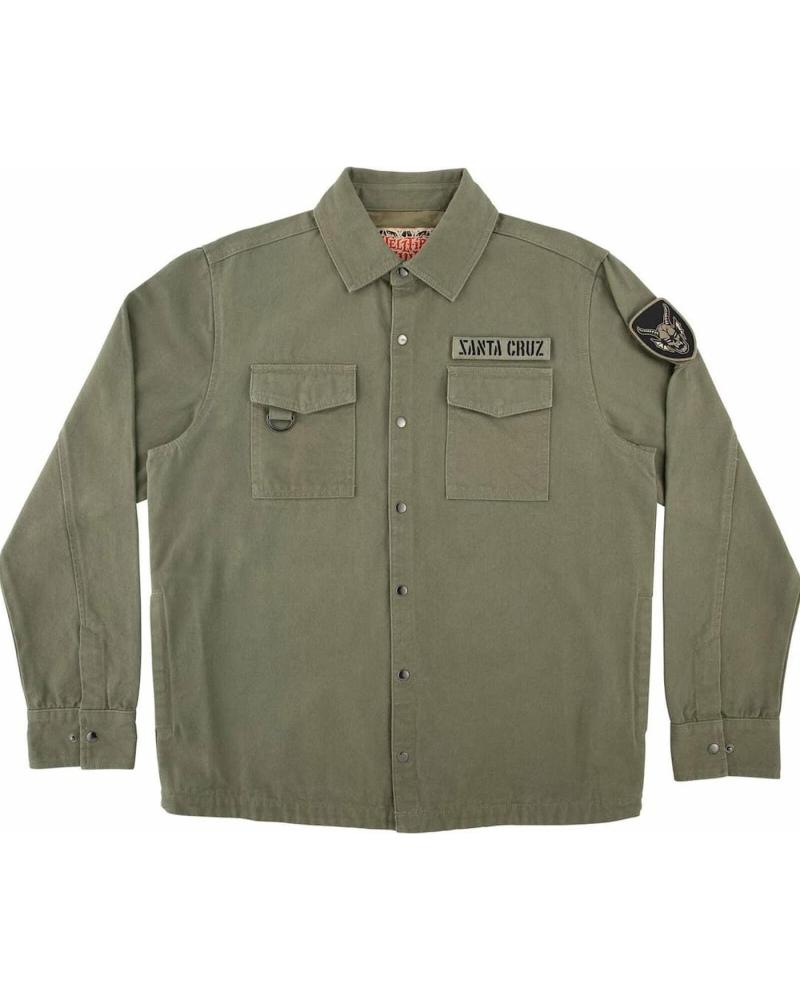 SANTA CRUZ CHAQUETA X STRANGER THINGS CRAWL UTILITY BLACK NAN