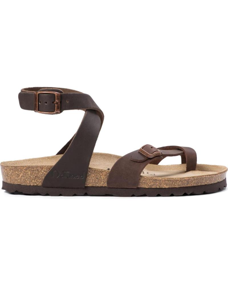 NATUNED SANDALIA CH6 PIEL MARRóN