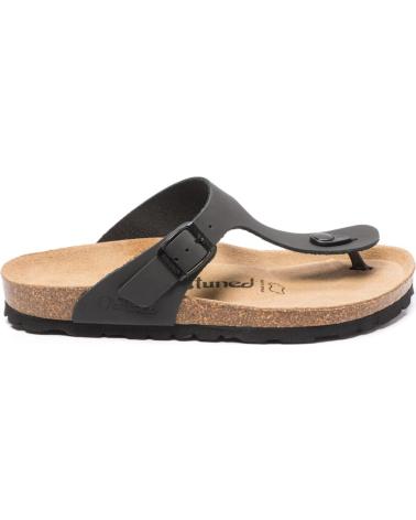 NATUNED SANDALIA CH8 PIEL NEGRO