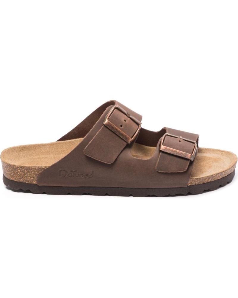 NATUNED SANDALIA CH05 PIEL MARRóN
