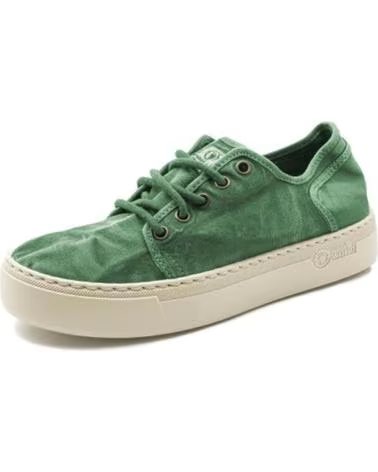 SNEAKERS CASUAL NATURAL WORLD BASKET 6110E NEGRO