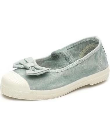 NATURAL WORLD ZAPATO NINA BAILARINA LAZO 473 - BLANCO