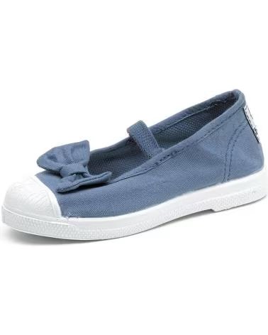 NATURAL WORLD ZAPATO NINA BAILARINA LAZO 473 - BLANCO