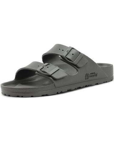 NATURAL WORLD SANDALIAS UNISEX BIOS EVA 7051- GRIS