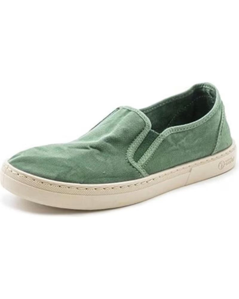 CHAUSSURE TOILE SLIP-ON NATURAL WORLD 6301E - BLEU AZUL