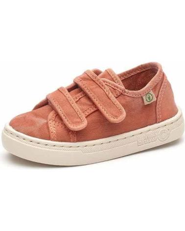 NATURAL WORLD ZAPATO NINA-O DOBLE SCRACTCH 6471E - NARANJA