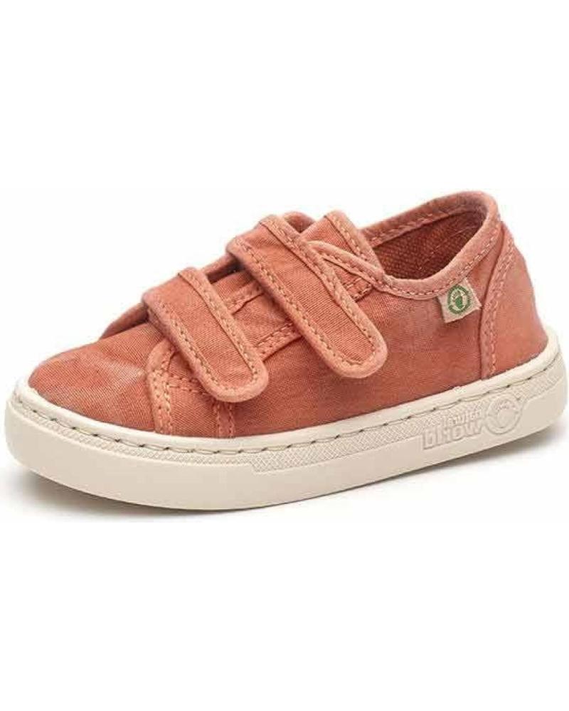 NATURAL WORLD ZAPATO NINA-O DOBLE SCRACTCH 6471E - NARANJA