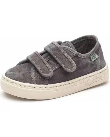 NATURAL WORLD ZAPATO NINA-O DOBLE SCRACTCH 6471E - BLANCO