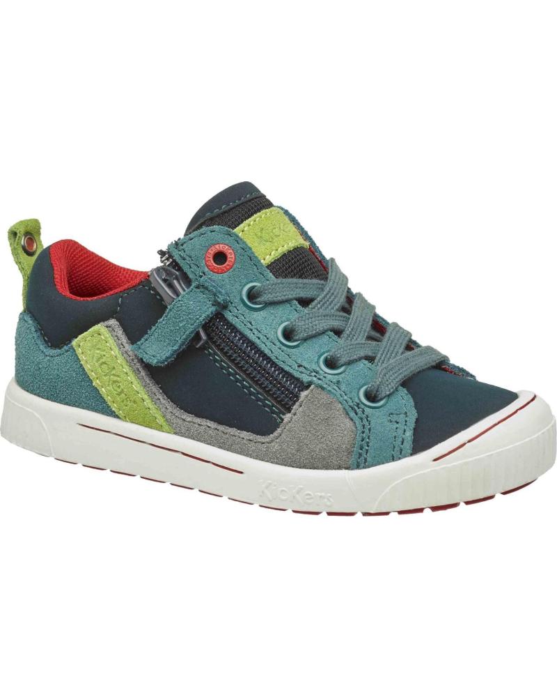 KICKERS ZAPATO NINO ZIGZAGUER - AZUL