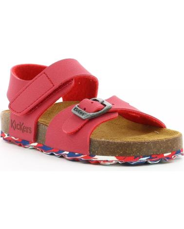 KICKERS SANDALIA NINO-A SUNKRO - ROJO