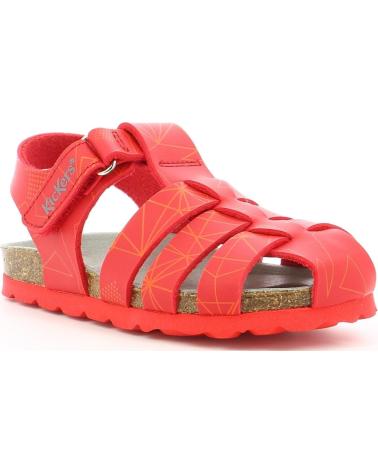 KICKERS SANDALIA NINO-A SUMMERTAN - ROJO