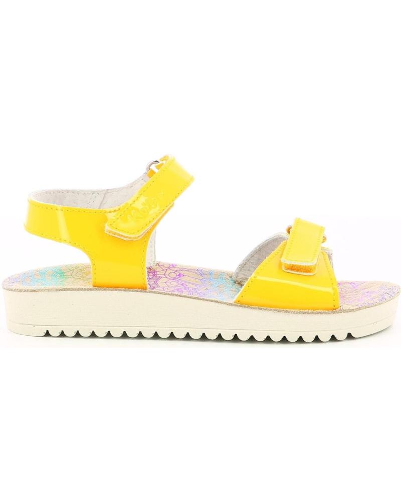 SANDALIA KICKERS ODYSCRATCH AMARILLA AMARILLO