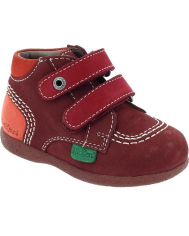 KICKERS BABYSCRATCH - ROTER STIEFELETTE ROJO