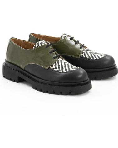 NEMONIC ZAPATOS DE CORDONES MODELO 2466 MARRóN