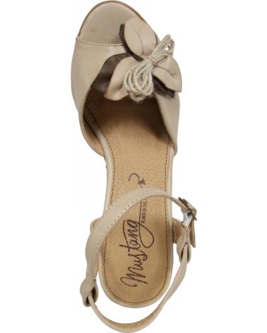 Zapatos de cuña de Mujer MTNG 53292 TAIGO ICE-CHOCOLATE