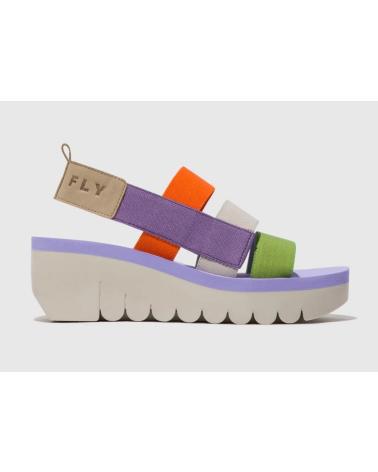 FLY LONDON YERE 847 MULTICOLOR WEDGE SANDAL VARIOS COLORES