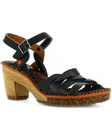SANDALIA DE TACÓN ART COMPANY AMSTERDAM 0303 NEGRO NEGRO