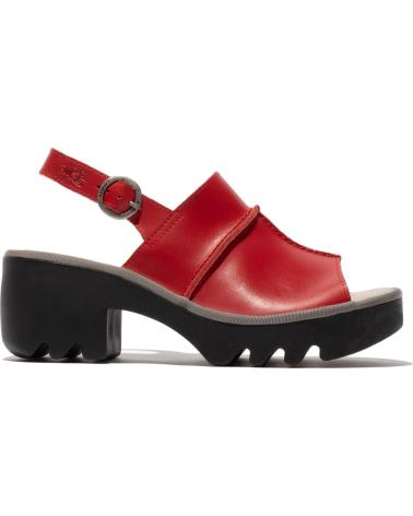 SANDALIA FLY LONDON TUPI 495 ROJO ROJO