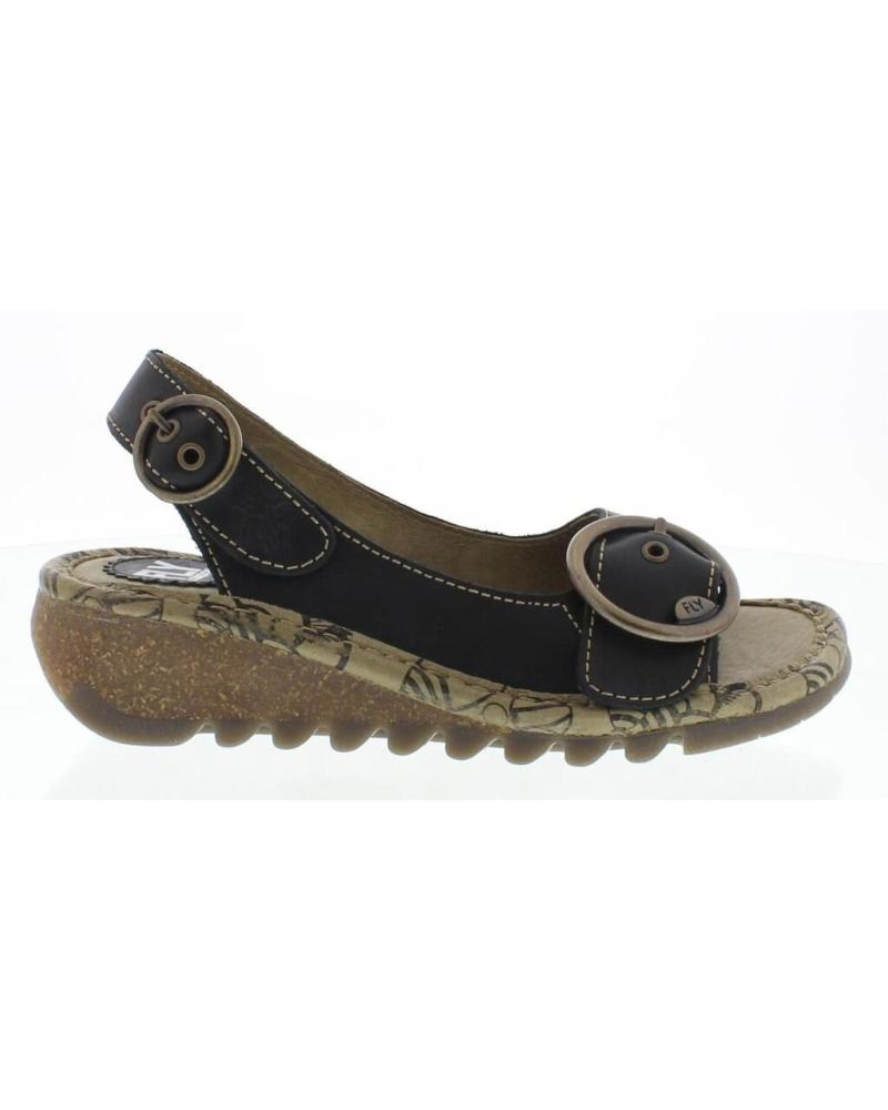 FLY LONDON SANDALIA MUJER TRAM - NEGRO