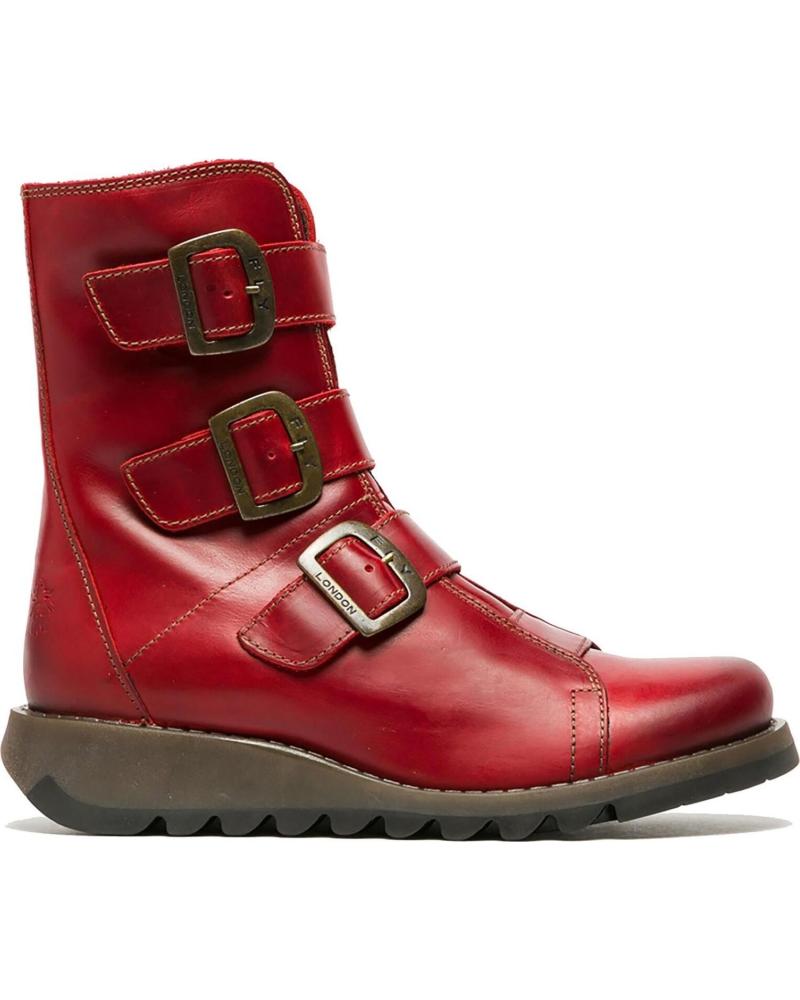 FLY LONDON BOTA SCOP 110 VERMELHA ROJO