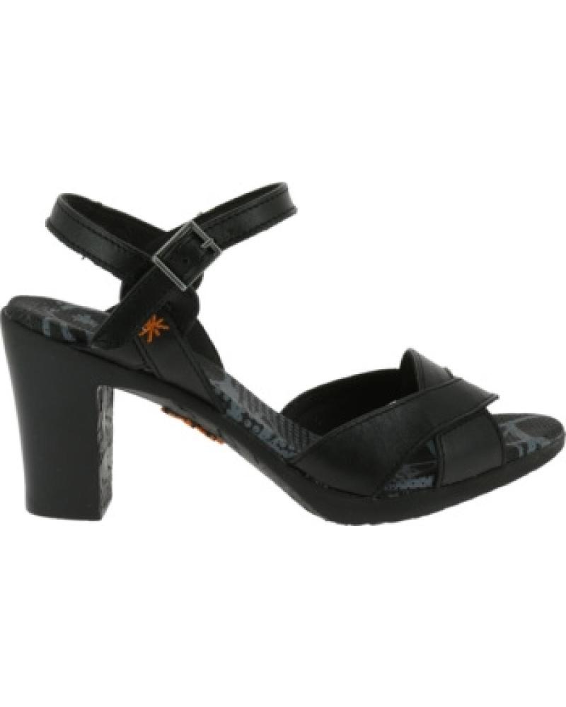 SANDALIA ART COMPANY RIO 279 DE TACÓN NEGRA NEGRO