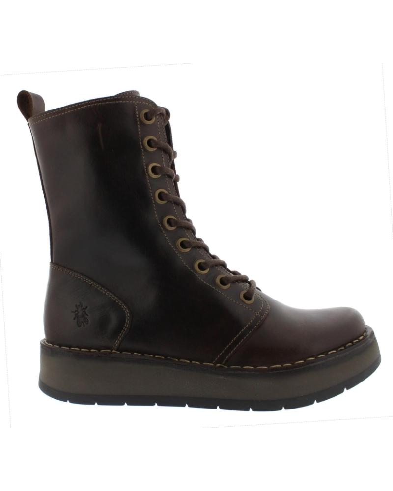 FLY LONDON RAMI 043 BOTA PLATAFORMA MARROM MARRóN