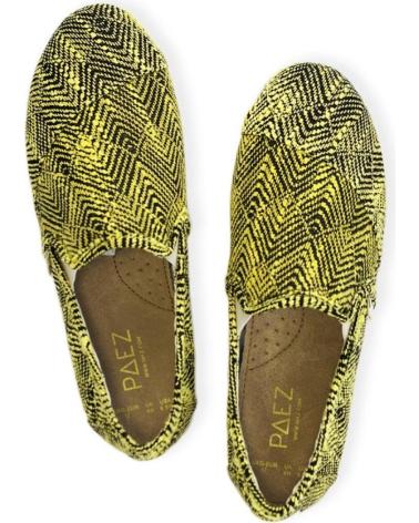 PAEZ ORIGINAL RAW SLIP-ON ALPARGATA AMARILLA AMARILLO