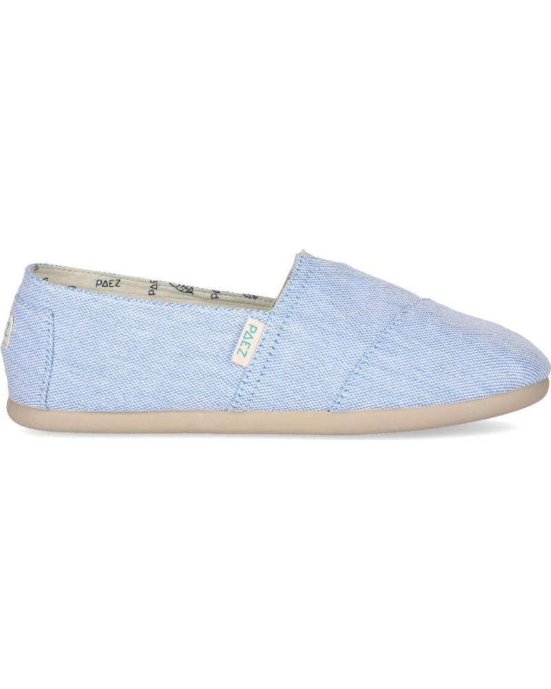 PAEZ GUM ORIGINAL CLASSIC COMBI ESPADRILLE HELLBLAU AZUL