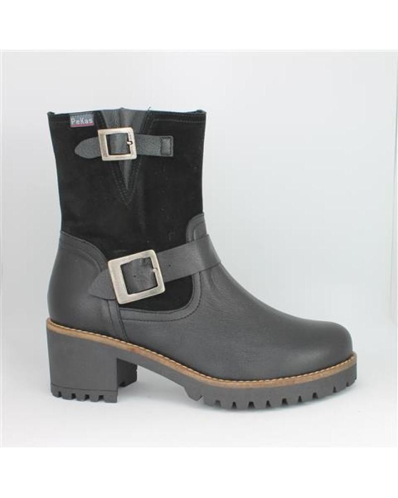 BOTA PEKAS COM FIVELA MODELO 9115 PRETO NEGRO