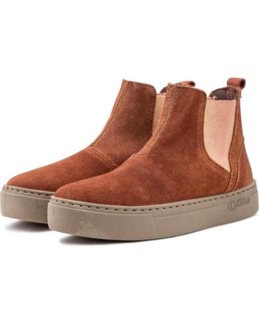 BOTAS CHELSEA NATURAL WORLD KIRA 6155 CASTANHO MARRóN