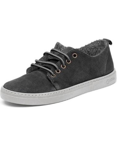 BLUCHER SNEAKER NATURAL WORLD ON 6254 - SCHWARZ NEGRO