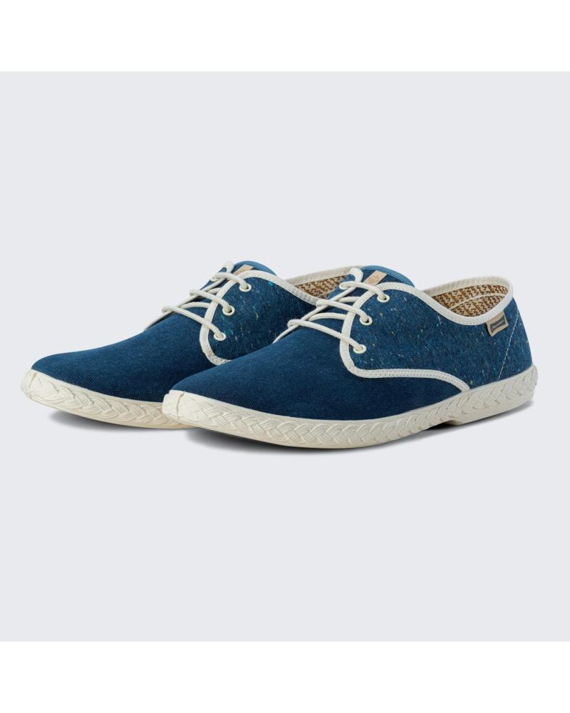 MAIANS SISTO CLASSIQUE - CHAUSSURE EN TOILE BLEUE POUR HOMME AZUL