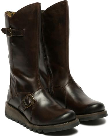 BOTA DE COURO FLY LONDON MES CASTANHA MARRóN