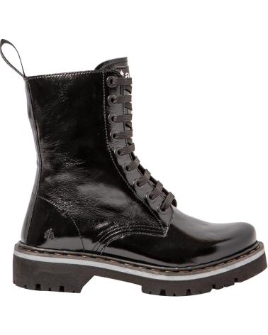 BOTA COM ATACADORES ART COMPANY MARINA 1166 PRETO NEGRO